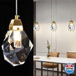 Kokaizeeki Diamond Crystal Pendant Light 2 Pack Mini Ceiling Hanging. Fixed Price $177.82.