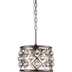 Elegant Lighting 1213D12PN/RC Madison Pendant Polished Nickel. Fixed Price $546.00.