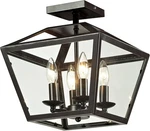 Alanna 12" 4-LIGHT Semi Flush Mount Oil Rubbed Bronze Finish. Fixed Price $198.99.