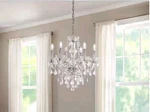New Hampton Bay Maria Theresa 6-LIGHT Chrome W/ Clear Acrylic Chandelier 189 699. Fixed Price $95.00.
