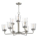 Maxim 12879 Hudson Light 30"W Chandelier - Nickel. Fixed Price $548.00.