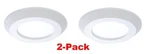 2-PACK Halo Recessed 4" Surface Led Downlight SLD405830WHJB. Fixed Price $29.95.