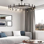 18 Light Black Metal Branch Chandelier Pendant Fixture D-102CM Home Decor. Fixed Price $113.25.