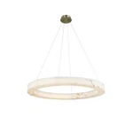 Justice Lumenaria Medley Led 42" Ring Pendant, Br/faux Alabaster FAL-8226-BRSS. Fixed Price $2748.00.