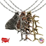 Creative Pewter Designs Elk Head Bugling Necklace & Pendant, M001PEN. Fixed Price $24.99.