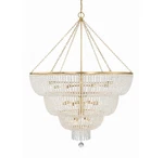 Crystorama Lighting Group 618 Rylee 32 60"W Beaded - Gold. Fixed Price $13638.27.