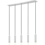 Z-lite 1956P-5L-BN Stari Linear Chandelier Ceiling Light Brushed Nickel. Fixed Price $714.00.