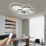 Modern Led Acrylic Ceiling Light Flush Mount Lamp Chandelier Living Room Remote. Fixed Price $53.64.