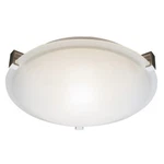 Trans Globe Frosted Clipped 15' Flush Mount, White And - 59007WH. Fixed Price $81.70.