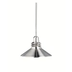 Kichler Lighting Grenoble Collection 1-LIGHT Brushed Nickel Mini Pendant. Fixed Price $259.99.