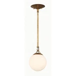 Craftmade Orion Light Mini Pendant, Patina Aged Brass 50791-PAB. Fixed Price $74.99.