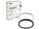 Commercial Electric 11 In. White, Oil Rubbed Bronze Trims 1000 Lumens-missing. Fixed Price $25.00.