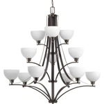 Progress Lighting Legend 12-LIGHT 3-TIER Chandelier Antique Bronze (P4653-20). Fixed Price $499.00.