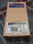 New Progress Lighting Alpha Trak 1-LIGHT Brushed Nickel Track Head P6115-09WB. Fixed Price $22.00.