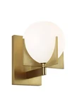 Feiss LIGHTING-ABBOTT-1 Wall Sconce Modern STYLE-6.38 Inch,brass Finish. Fixed Price $234.21.