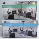 Boston Harbor 2 Single Light Mini Pendant Kits Bronze Finish Alabaster Glass. Fixed Price $39.00.