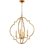 Quorum Du Bulbin 21" Light Pendant, Gold Leaf 6942-4-74. Fixed Price $374.40.