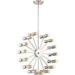 Zeev Lighting CD10181/30/PN Eye Of London Chandelier Polished Nickel. Fixed Price $418.00.