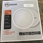 Matane 12IN Led Flush Mount Ceiling Light Fixture Night 3CCT. Fixed Price $29.99.