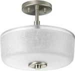 Progress Lighting Alexa Brushed Nickel Fixture P2851-09 Mcm Linen Glass. Fixed Price $99.99.