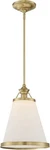 Savoy House 7-130-1-63 Ashmont 1-LIGHT Pendant In Warm Brass Lustre. Fixed Price $348.00.