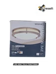Hampton Bay Flaxmere 12 In. Modern Brushed Nickel 5 Cct Integrated Led Flush Mou. Fixed Price $24.90.