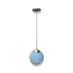 $210 Elk Lighting Blue Planetario Glass Globe 1-LIGHT Mini Pendant. Fixed Price $50.68.