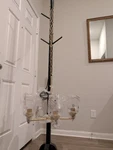 Kichler Shailene 5-LIGHT Modern Chandelier Natural Brass Clear Glass Round Shade. Fixed Price $80.00.