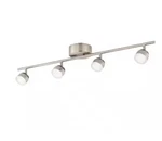 Hampton Bay 4-LIGHT Brushed Nickel Dimmable Led Track Lighting Kit 1001 413 956. Fixed Price $37.79.