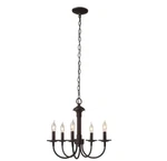 Hampton Bay Lighting 5-LIGHT Oil Rubbed Bronze Classic Dining Room Chandelier. Fixed Price $41.33.