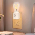Led Amber Night Light Plug In, Motion Sensor For Kids, V-type 220.... Fixed Price $10.52.