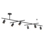 Globe Electric 64 Inch Matte Black Track Lighting Fixture Dimmable. Fixed Price $96.29.