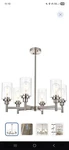 Vinluz 6 Contemporary Chandelier Brushed Nickel Modern Pendant Lighting. Fixed Price $59.99.