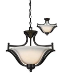 Lagoon 3-LIGHT Pendant In Matte Black. Fixed Price $218.00.