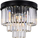 Elegant Lighting 1231F20MB/RC Sydney Flush Mount Matte Black. Fixed Price $938.00.