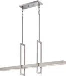 Nuvo Lighting 62/136 Nickel 36"W Integrated Led Linear Chandelier. Fixed Price $566.99.