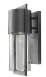 Hinkley Lighting Shelter 1320HE Hematite Finish Small Wall Mount Lantern. Fixed Price $199.00.
