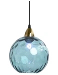7.9" Glass Globe Pendant Lighting Fixtures For Kitchen Island Stunning Blue. Fixed Price $45.00.