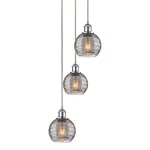 Innovations Lighting 113B-3P 25 12 Athens Deco Swirl Pendant Polished Chrome /. Fixed Price $574.20.