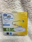 Great Value Led Recessed Downlight 6-INCH Soft White 65W Eq Dimmable Energy Star. Fixed Price $12.98.
