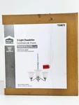 New Project Source 3 Light Chandelier In Brushed Nickel 759872. Fixed Price $50.00.