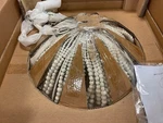Pottery Barn Bristol Wood Bead Globe Pendant - Large Brand New. Fixed Price $699.99.