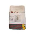 Linen Kitchen Painted Towel Fish Sicily Handmade Colori Del Sole Italy 27". Fixed Price $15.21.