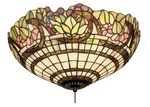Meyda Tiffany 47608 Handel Grapevine 3 Light 15"W Flush Mount - Glass. Fixed Price $951.90.