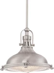 Beacon 11" Industrial Farmhouse Pendant Light With Round Fresnel Glass Lens, Adj. Fixed Price $493.71.