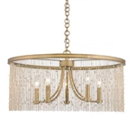 Golden Lighting Marilyn Chandelier, Peruvian Gold/crystal 1771-5PG-CRY. Fixed Price $879.99.