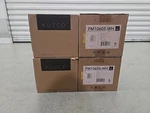 Four Kuzco Falco Led Flush Mount, White/clear Acrylic Multi-faceted Lens. Fixed Price $399.00.