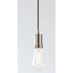 Solo Pendant And Led Bulb Bare 1-LIGHT Bronze Or Nickel Finish. Fixed Price $24.99.