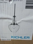 Kichler Everly 15.25 In. 1-LIGHT Olde Bronze Shaded Kitchen Bell Pendant. Fixed Price $74.95.