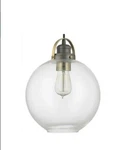 Capital Lighting 4641GA-136 Mini Pendant Light, Graphite With Aged Brass. Fixed Price $40.00.